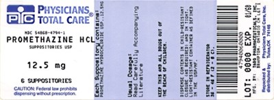 Image Of 12.5 mg Package Label (Package Label 01)